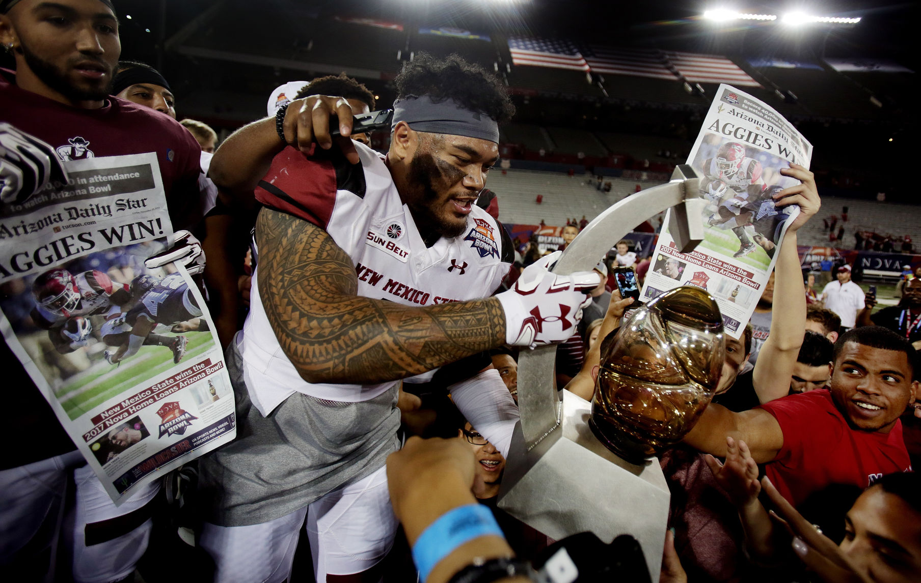 New Mexico State 26, Utah State 20